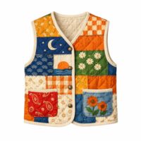 Artisan Quilted Cotton Vest