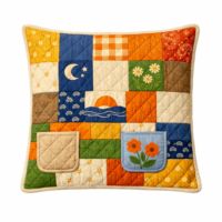 Artisan Quilted Pillow Cover