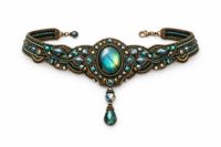 Hand-Beaded Artistic Choker