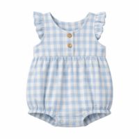 Hand-Sewn Baby Romper